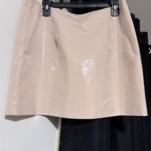 A New Day Gold Sequin Mini A-Line Skirt - Size 12